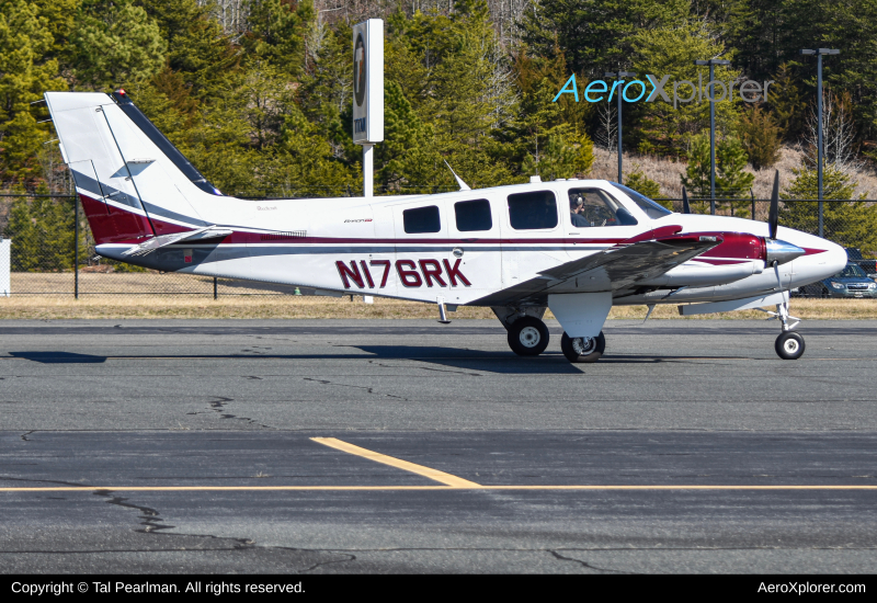 Photo of N176RK - PRIVATE Beechcraft 58 Baron at RMN on AeroXplorer Aviation Database