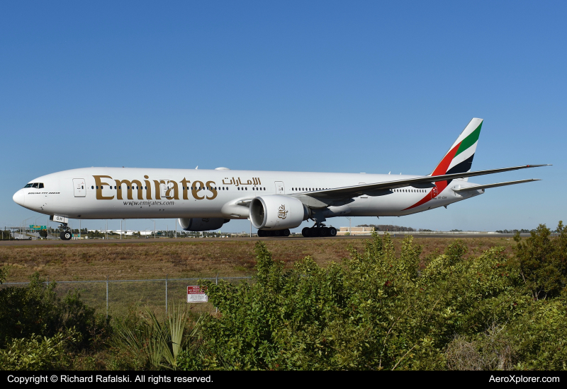 Photo of A6-EGH - Emirates Boeing 777-300ER at MCO on AeroXplorer Aviation Database