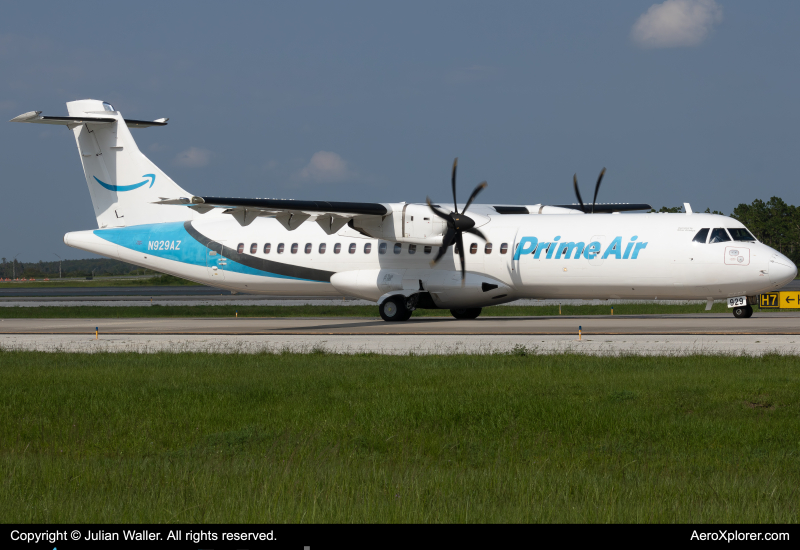 Photo of N929AZ - Prime Air ATR 72-500 at MCO on AeroXplorer Aviation Database
