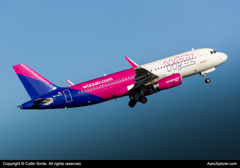 Photo of 9H-WZU - Wizz Air Airbus A320-200 at EIN on AeroXplorer Aviation Database