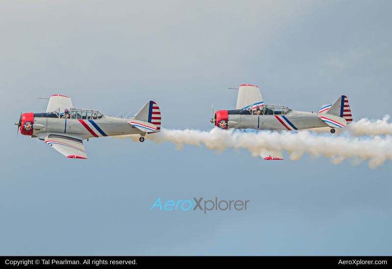 Photo of N60734 - PRIVATE North American T-6 Texan at MRB on AeroXplorer Aviation Database