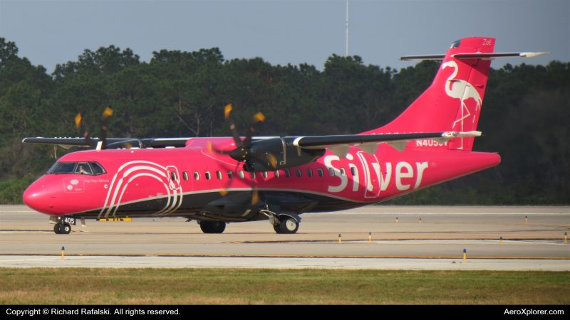 Photo of N405SV - Silver Airways ATR 42-600 at MCO on AeroXplorer Aviation Database