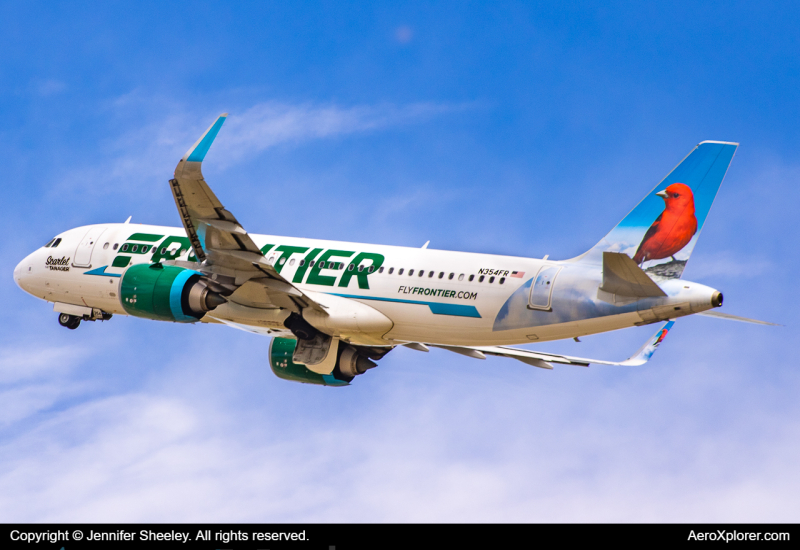 Photo of N354FR - Frontier Airlines Airbus A320NEO at KDEN on AeroXplorer Aviation Database