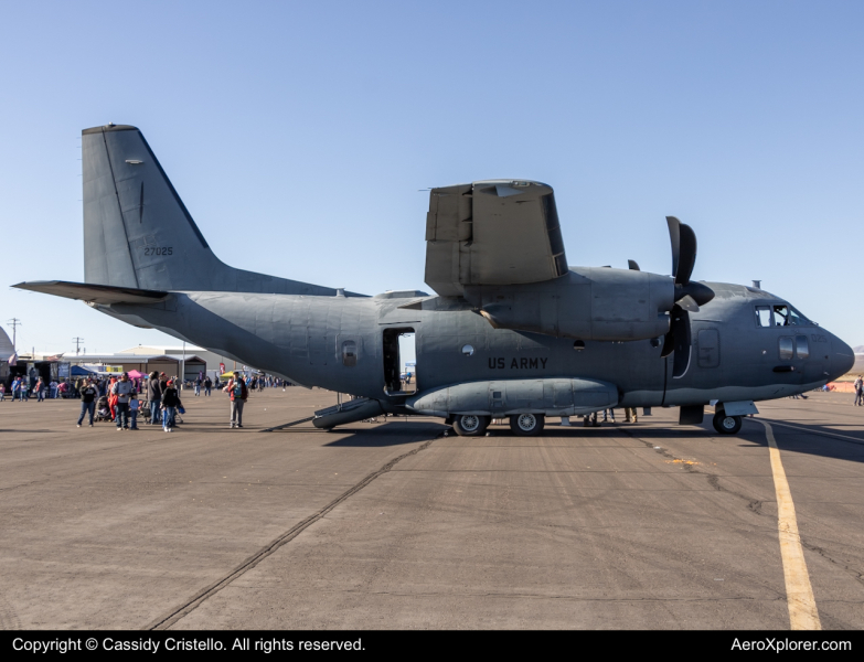 Photo of 10-27025 - USA - United States Army Alenia C-27 Spartan at SAD on AeroXplorer Aviation Database