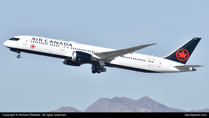 Photo of C-FSBV - Air Canada Boeing 787-9 at PHX on AeroXplorer Aviation Database