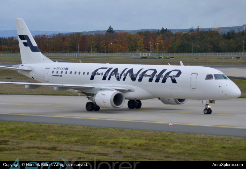 Photo of OH-LKH - Finnair Embraer E190 at FRA on AeroXplorer Aviation Database
