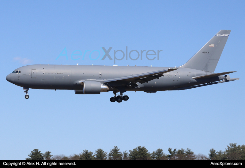 Photo of 16-46013 - USAF - United States Air Force Boeing KC-46A Pegasus at PSM on AeroXplorer Aviation Database