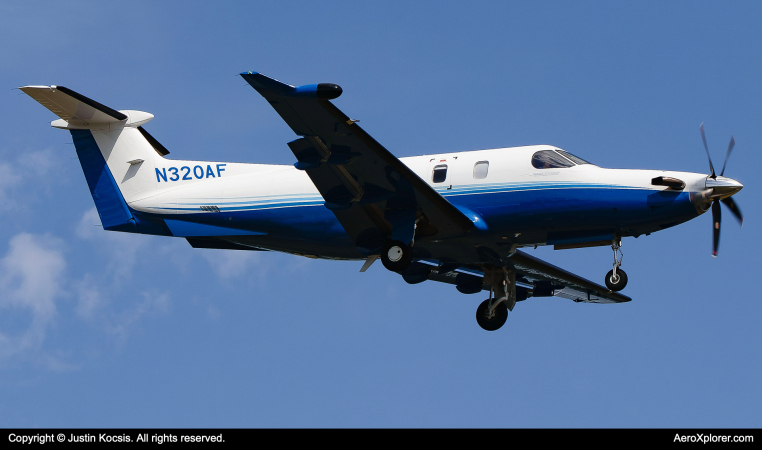 Photo of N320AF - Planesense Pilatus PC-12 at TPA on AeroXplorer Aviation Database