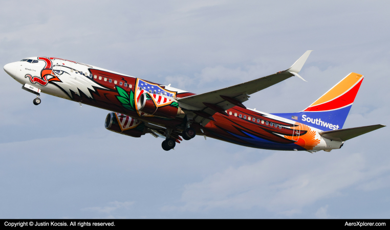 Photo of N8619F - Southwest Airlines Boeing 737-800 at tpa on AeroXplorer Aviation Database