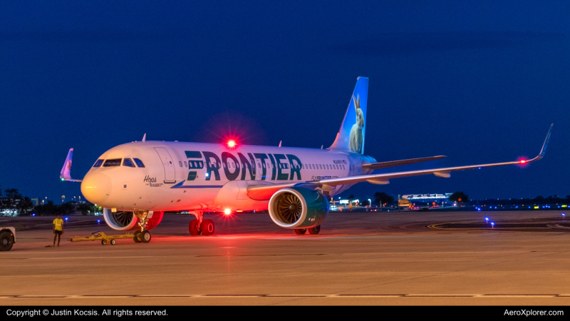 Photo of N349FR - Frontier Airlines Airbus A320 NEO at TPA on AeroXplorer Aviation Database