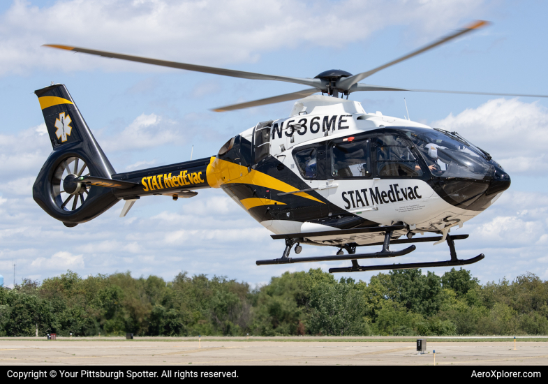 Photo of N536ME - STAT MedEvac Airbus H135 at AGC on AeroXplorer Aviation Database