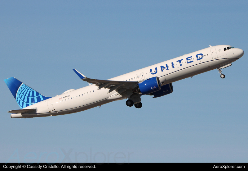 Photo of N14502 - united Airlines Airbus A321-271NX at KPHX on AeroXplorer Aviation Database