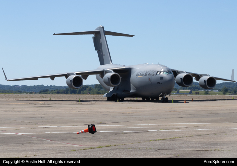 Photo of A7-MAA - Qatar Amiri Flight Boeing C-17 Globemaster III at PIT on AeroXplorer Aviation Database