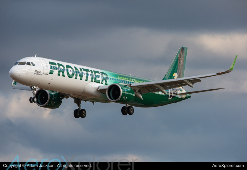 Photo of N604FR - Frontier Airlines Airbus A321NEO at BWI on AeroXplorer Aviation Database