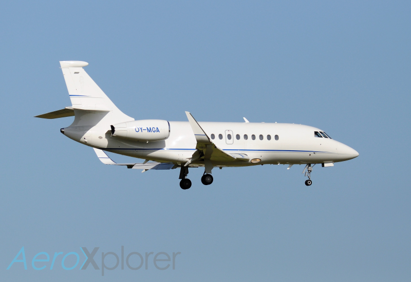 Photo of OY-MGA - Air Alsie Dassault Falcon 2000EX at AMS on AeroXplorer Aviation Database