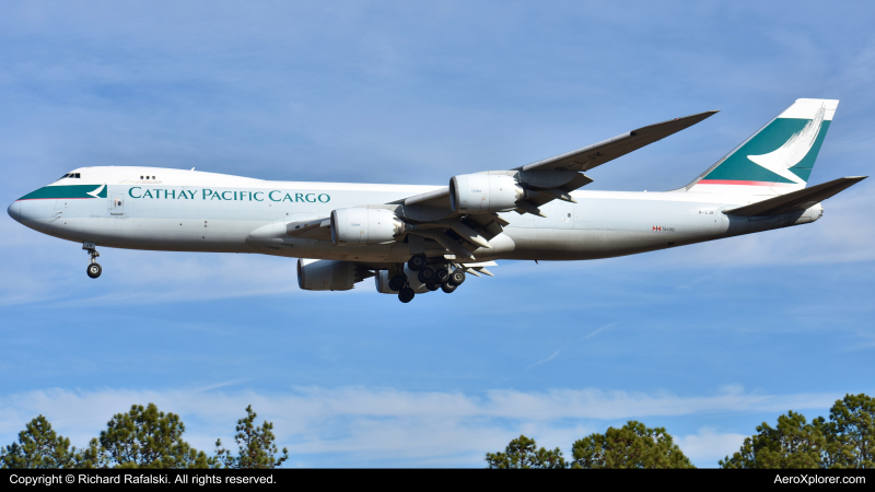 Photo of B-LJK - Cathay Pacific Cargo Boeing 747-8F at ATL on AeroXplorer Aviation Database