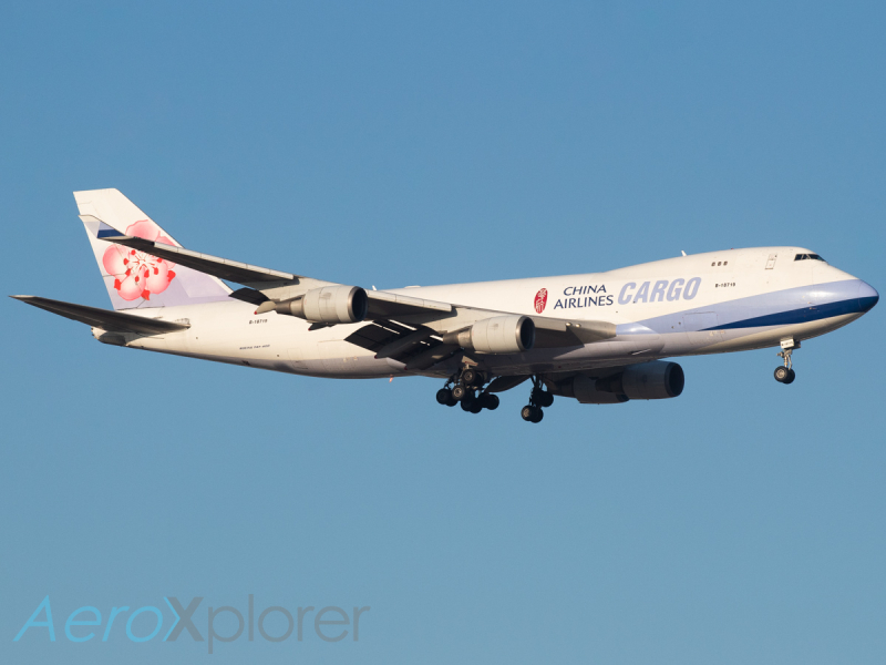 Photo of B-18719 - China Airlines Cargo Boeing 747-400F at DFW on AeroXplorer Aviation Database