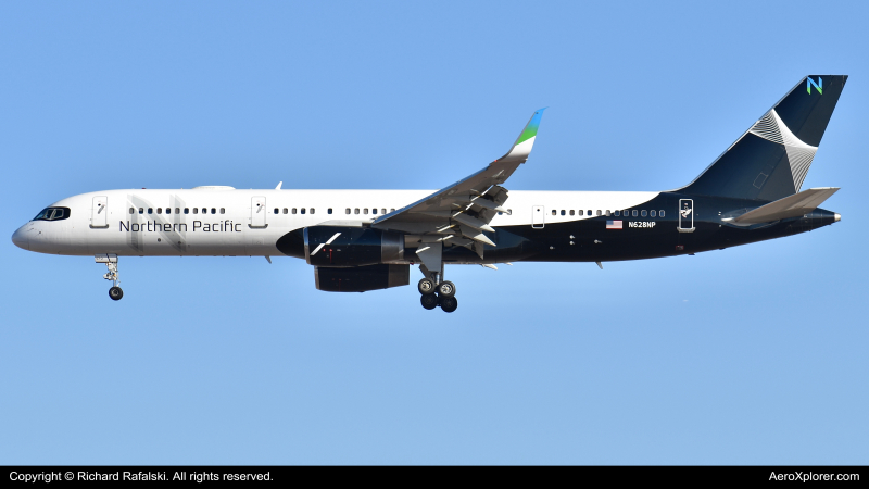Photo of N628NP - New Pacific Airlines Boeing 757-200 at PHX on AeroXplorer Aviation Database