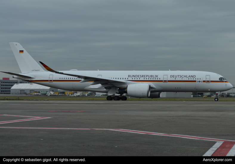 Photo of 10+02 - Luftwaffe Airbus A350-900 at BRU on AeroXplorer Aviation Database