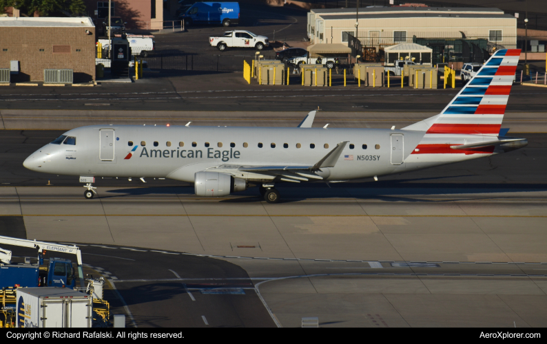 Photo of N503SY - American Eagle Embraer E175 at PHX on AeroXplorer Aviation Database