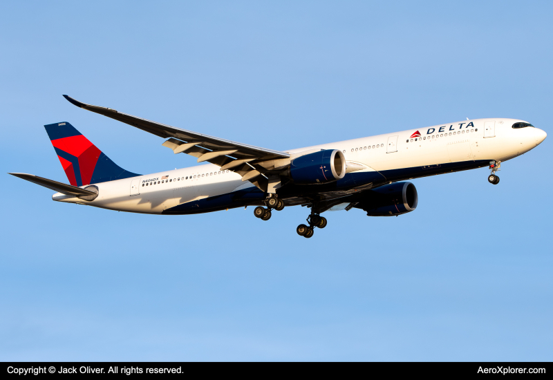 Photo of N406DX - Delta Airlines Airbus A330-900 at CVG on AeroXplorer Aviation Database