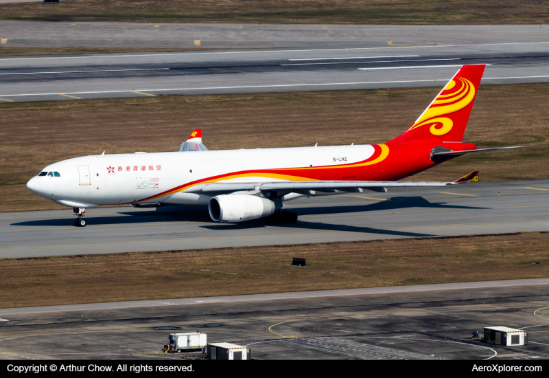 Photo of B-LNZ - Hong Kong Air Cargo Airbus A330-200F at HKG on AeroXplorer Aviation Database