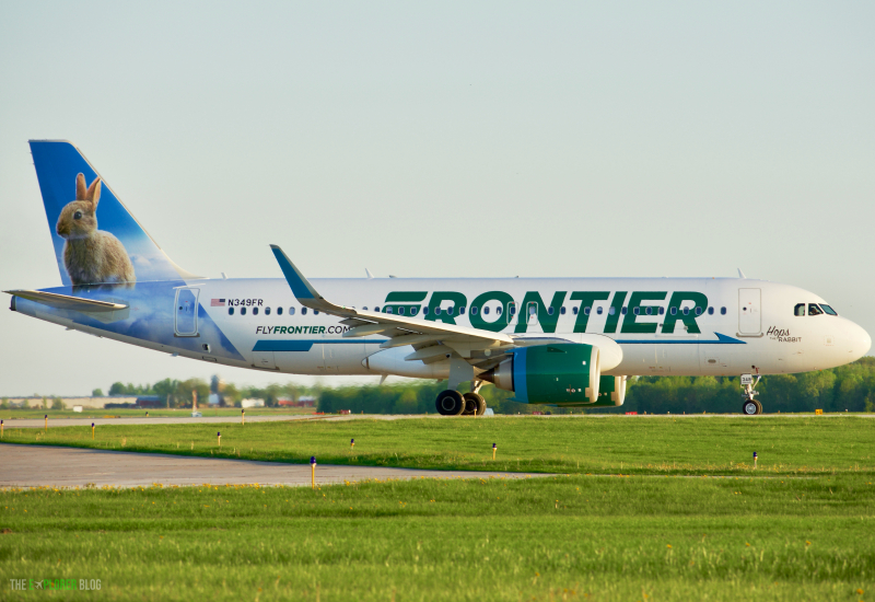 Photo of N349FR - Frontier Airlines Airbus A320 NEO at GRB on AeroXplorer Aviation Database