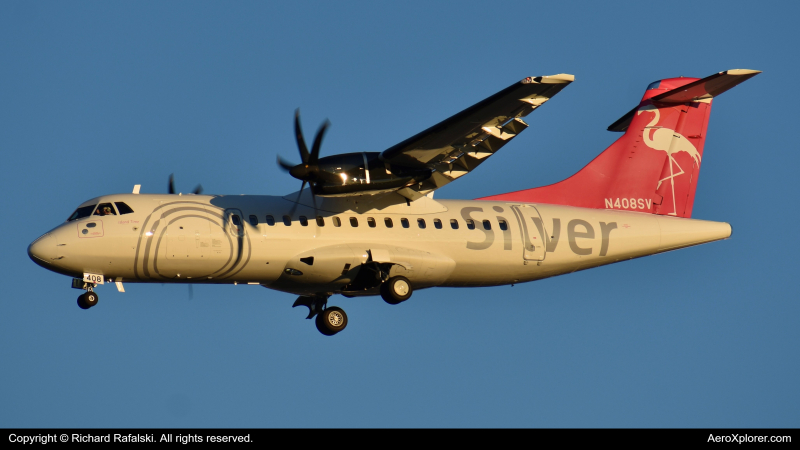 Photo of N408SV - Silver Airways ATR 42-600 at MCO on AeroXplorer Aviation Database