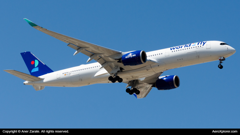 Photo of EC-NZF - World2Fly Airbus A350-900 at MAD on AeroXplorer Aviation Database