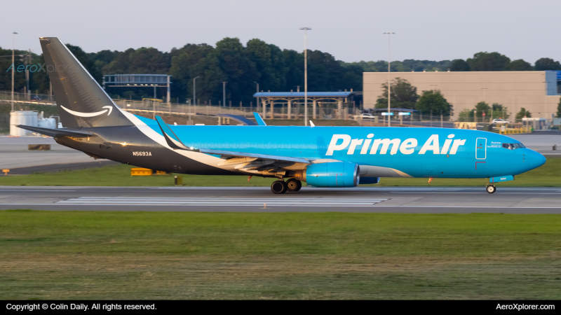 Photo of N5693A - Prime Air Boeing 737-800 at CLT on AeroXplorer Aviation Database