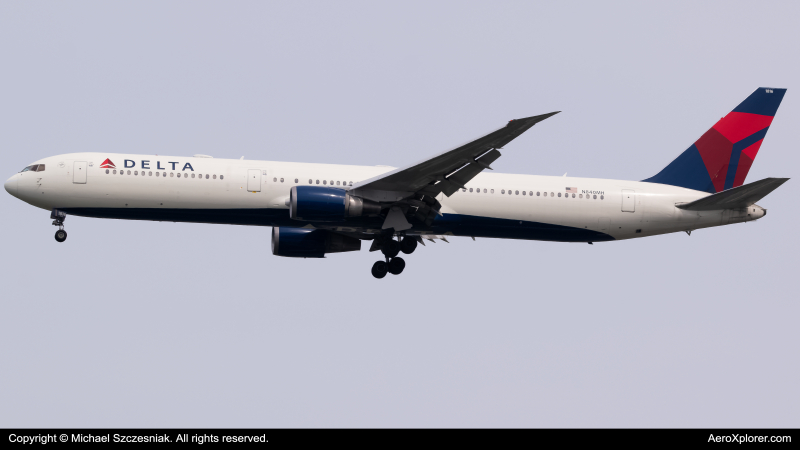 Photo of N840MH - Delta Airlines Boeing 767-400ER at JFK on AeroXplorer Aviation Database