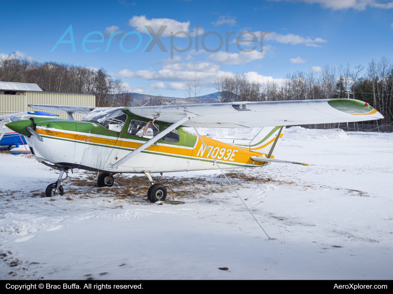 Photo of N7093E - PRIVATE Cessna 175 Skyhawk at LCI on AeroXplorer Aviation Database