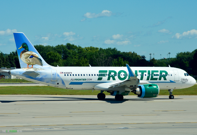 Photo of N356FR - Frontier Airlines Airbus A320NEO at MSP on AeroXplorer Aviation Database