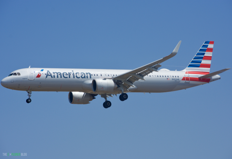 Photo of N403AN - American Airlines Airbus A321NEO at LAX on AeroXplorer Aviation Database