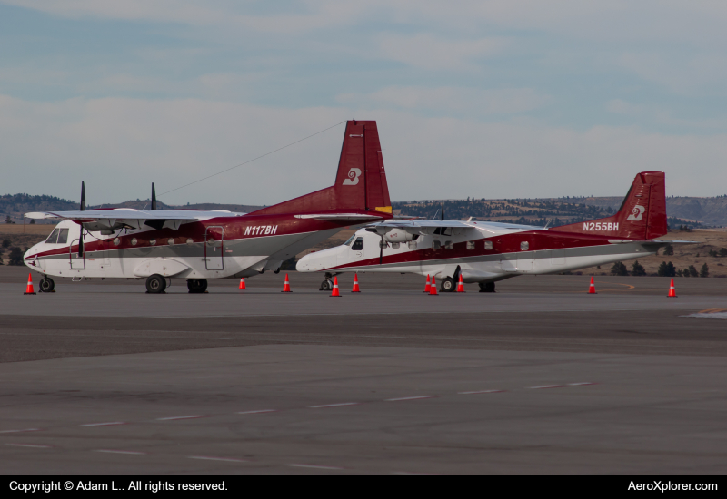 Photo of N117BH - Bighorn Airways CASA C-212 Aviocar at BIL on AeroXplorer Aviation Database