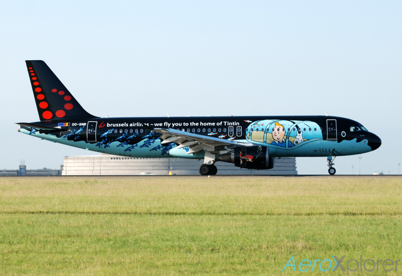 Photo of OO-SNB - Brussels Airlines Airbus A320 at CDG on AeroXplorer Aviation Database