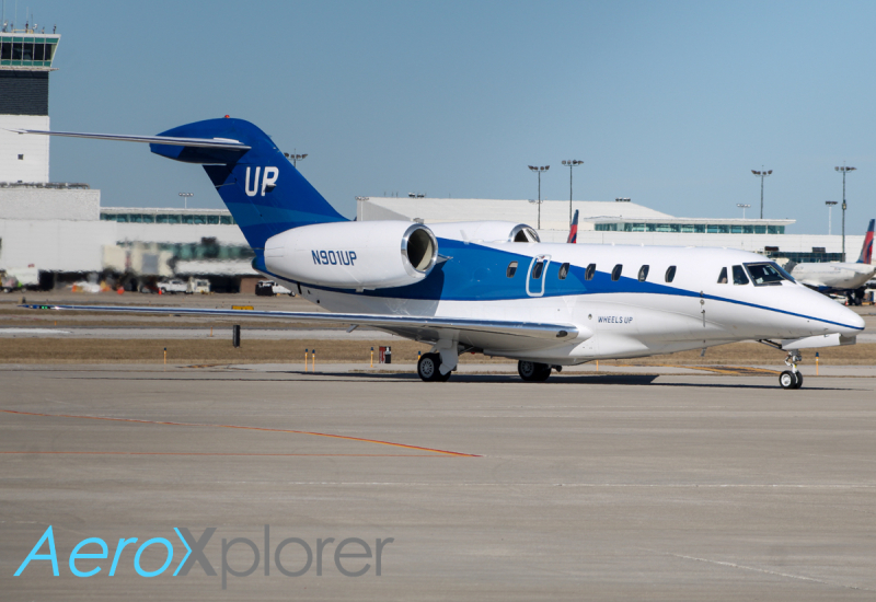 Photo of N901UP - Wheels Up Cessna 750 Citation X at CVG on AeroXplorer Aviation Database