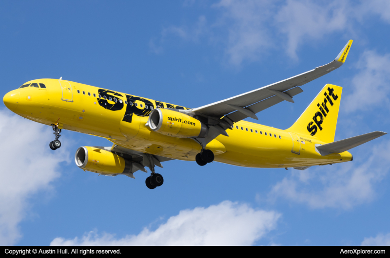Photo of N644NK - Spirit Airlines Airbus A320 at LBE on AeroXplorer Aviation Database