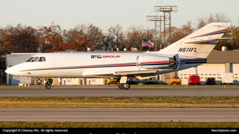 Photo of N511FL - PRIVATE Dassault Falcon 20 at PTK on AeroXplorer Aviation Database