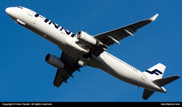 Photo of OH-LZG - Finnair Airbus A321-200 at HEL on AeroXplorer Aviation Database