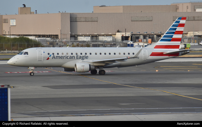 Photo of N127HQ - American Eagle Embraer E175 at JFK on AeroXplorer Aviation Database