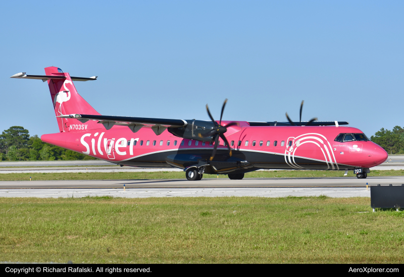 Photo of N703SV - Silver Airways ATR 72-600 at MCO on AeroXplorer Aviation Database