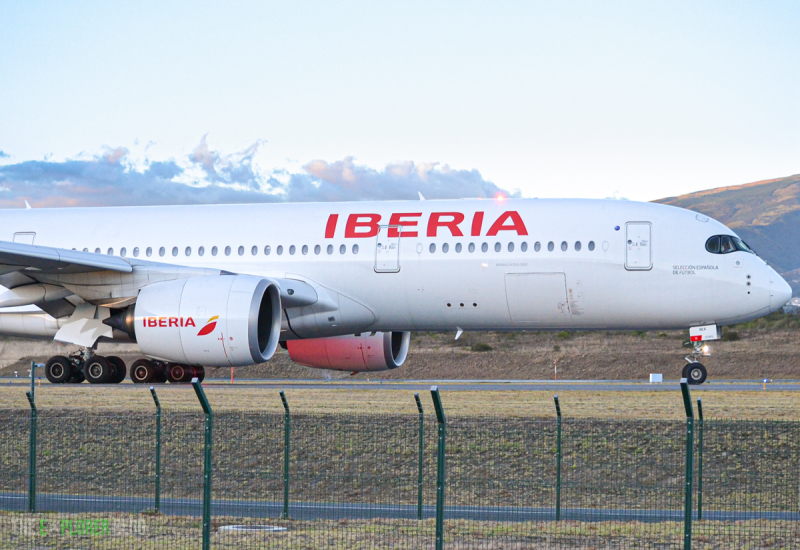 Photo of EC-NCX - Iberia Airbus A350-900 at UIO on AeroXplorer Aviation Database