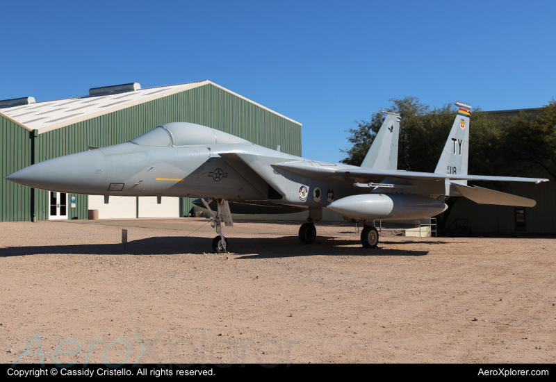 Photo of 74-0118 - USAF - United States Air Force McDonnell Douglas F-15 Eagle at DMA on AeroXplorer Aviation Database