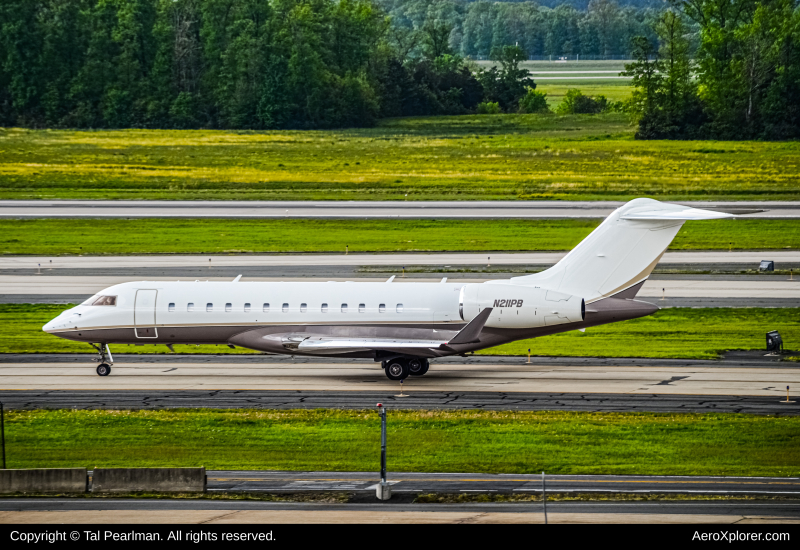 Photo of N211PB - PRIVATE Bombardier Global Express at IAD on AeroXplorer Aviation Database