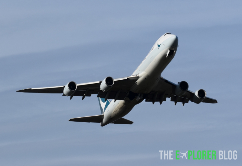 Photo of B-LJD - Cathay Pacific Boeing 747-8F at PDX on AeroXplorer Aviation Database