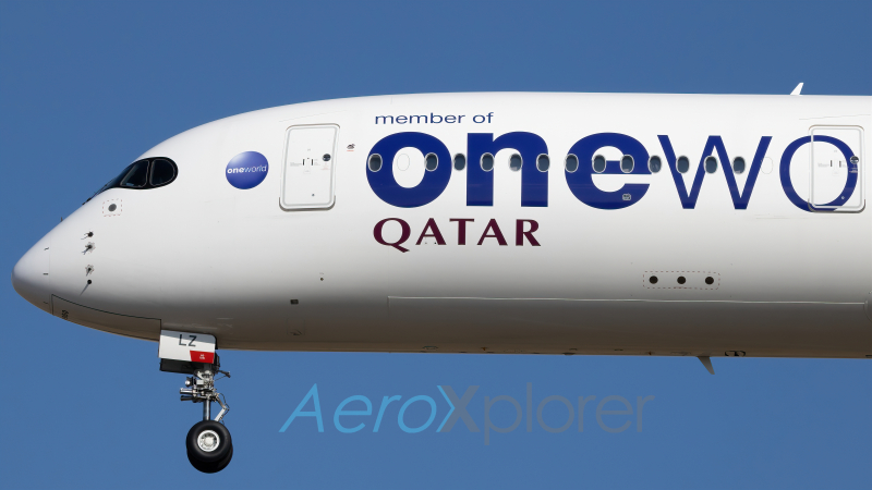 Photo of A7-ALZ - Qatar Airways Airbus A350-900 at IAD on AeroXplorer Aviation Database
