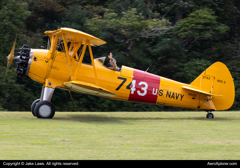 Photo of N41EE - PRIVATE Boeing Stearman at 42VA on AeroXplorer Aviation Database