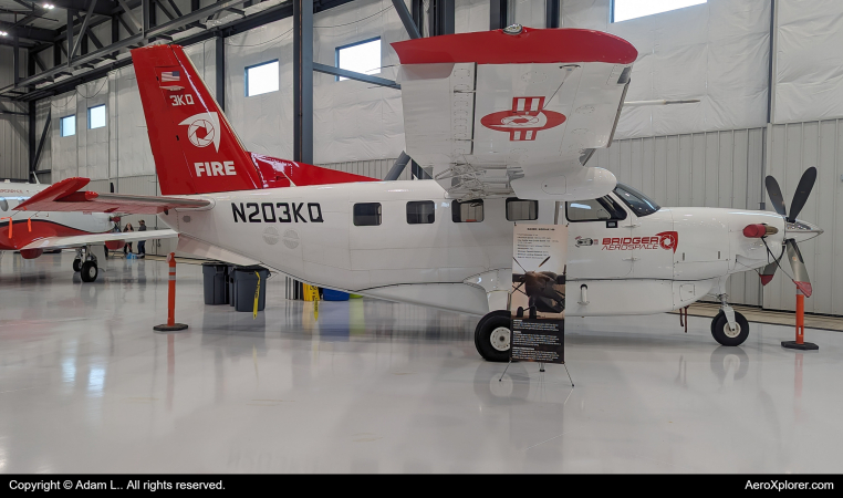 Photo of N203KQ - Bridger Aerospace Quest Kodiak 100 at BZN on AeroXplorer Aviation Database