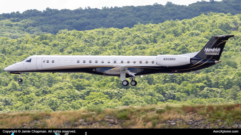 Photo of N509RH - PRIVATE Embraer ERJ145 at AVP on AeroXplorer Aviation Database